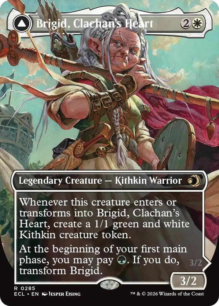 Brigid, Clachan's Heart (Borderless) (285) [Lorwyn Eclipsed]