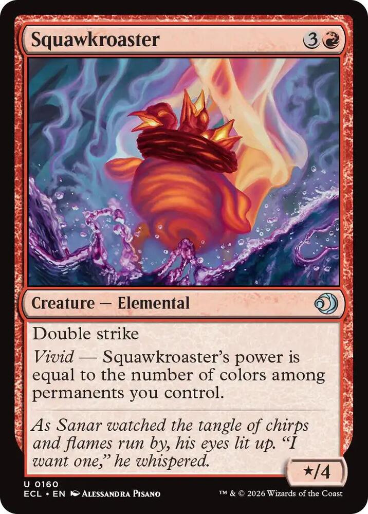 Squawkroaster (160) [Lorwyn Eclipsed]