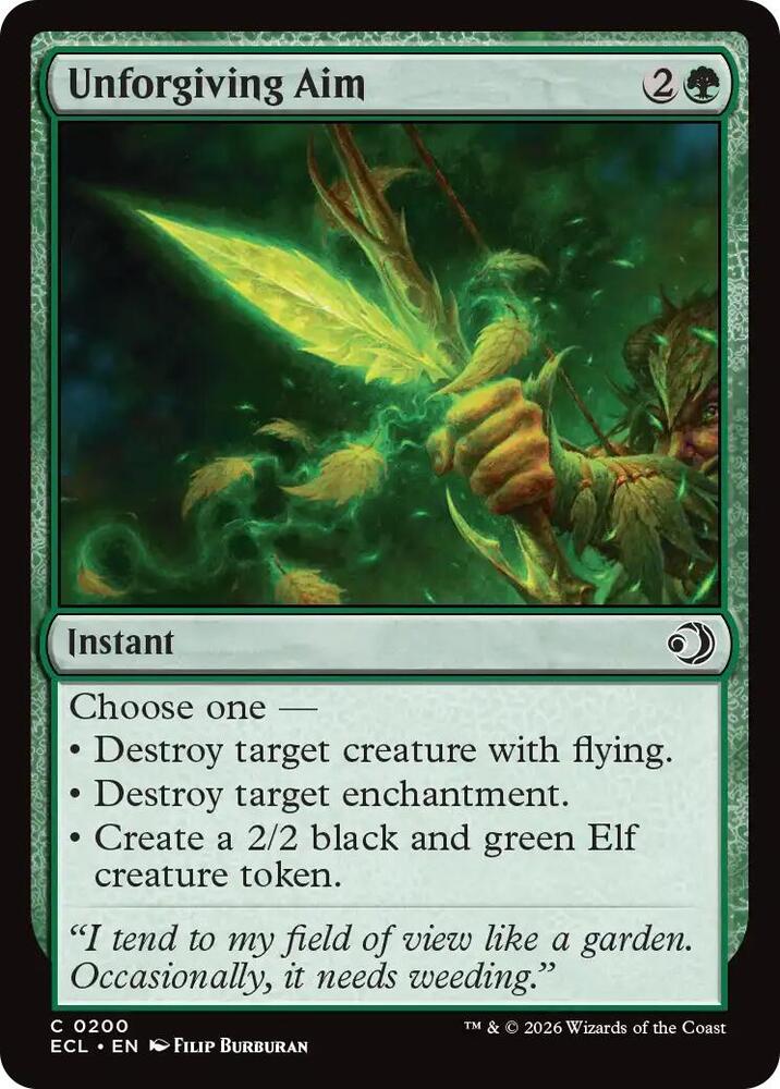 Unforgiving Aim (200) [Lorwyn Eclipsed]