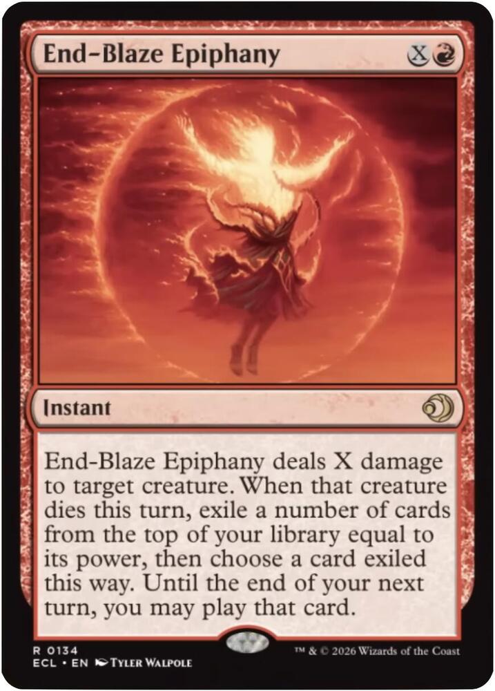 End-Blaze Epiphany (134) [Lorwyn Eclipsed]
