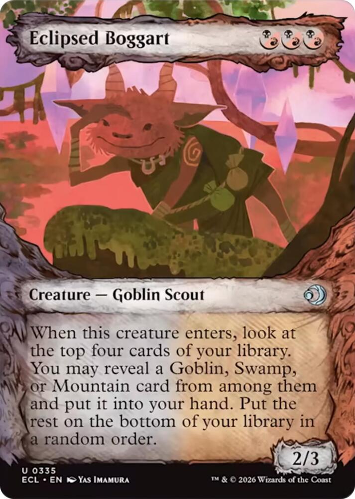 Eclipsed Boggart (Showcase) (335) [Lorwyn Eclipsed]