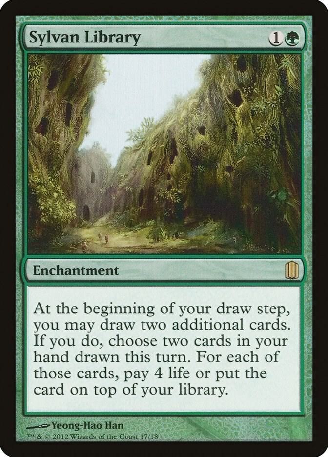 Sylvan Library (17) [Commander's Arsenal]