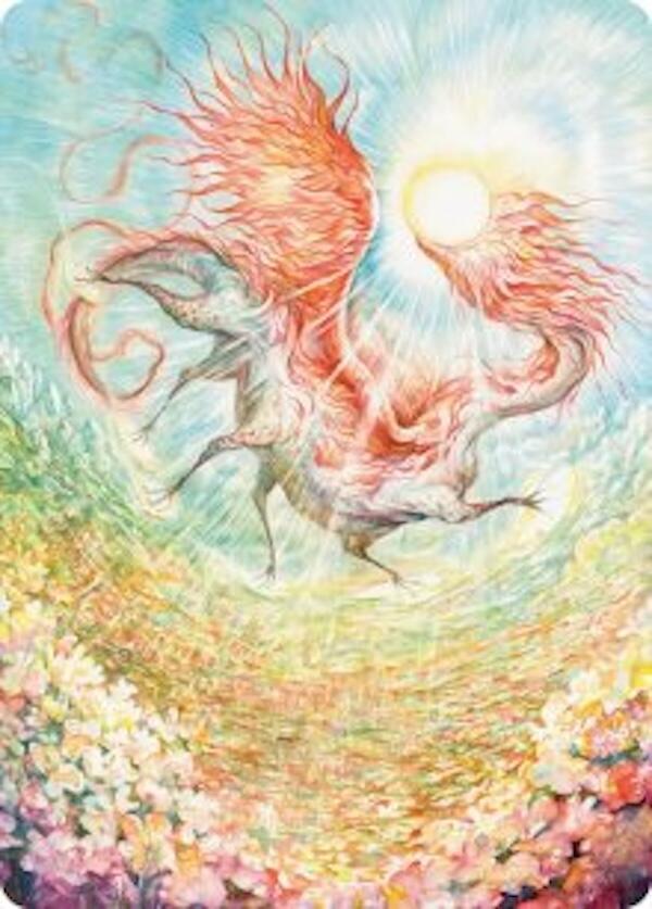Eirdu, Carrier of Dawn Art Card (30) [Lorwyn Eclipsed Art Series]