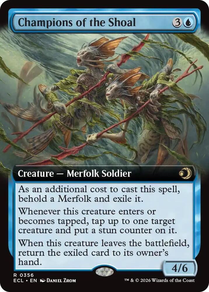 Champions of the Shoal (Extended Art) (356) [Lorwyn Eclipsed]