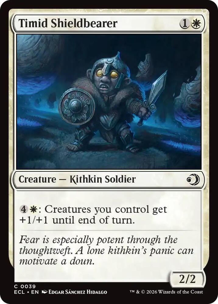 Timid Shieldbearer (39) [Lorwyn Eclipsed]