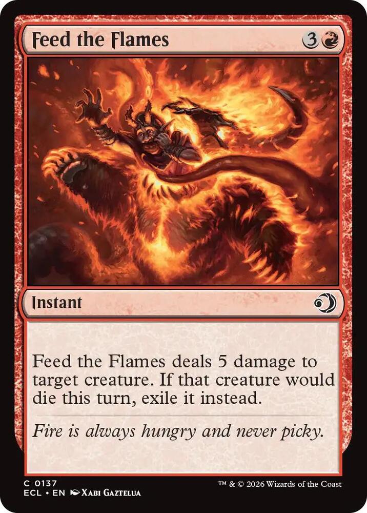 Feed the Flames (137) [Lorwyn Eclipsed]