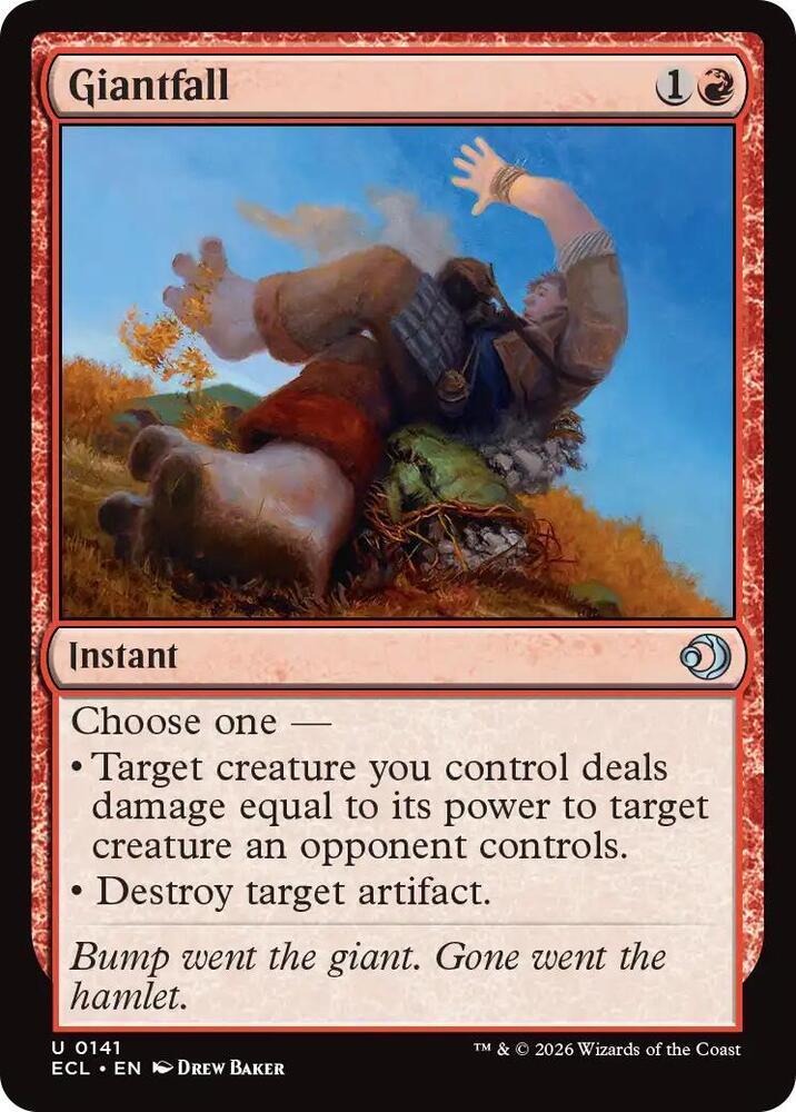Giantfall (141) [Lorwyn Eclipsed]