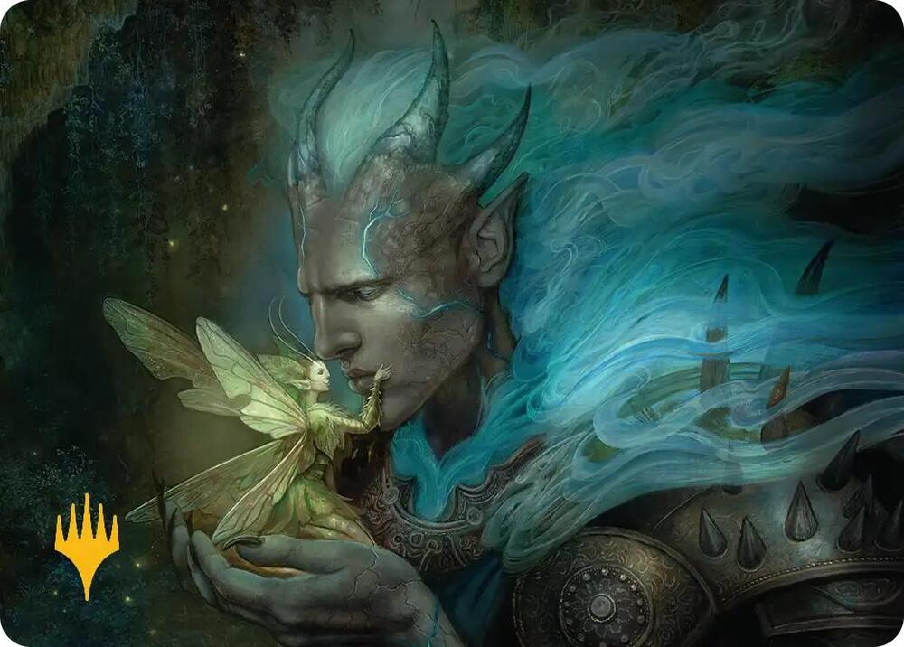 Run Away Together Art Card (Gold-Stamped Planeswalker Symbol) (9) [Lorwyn Eclipsed Art Series]