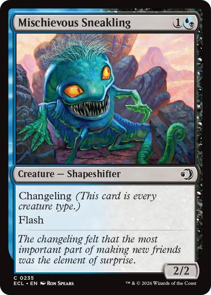 Mischievous Sneakling (235) [Lorwyn Eclipsed]