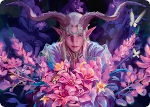 Dawnhand Eulogist Art Card (14) [Lorwyn Eclipsed Art Series]