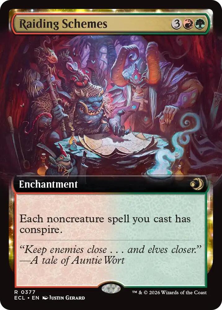 Raiding Schemes (Extended Art) (377) [Lorwyn Eclipsed]