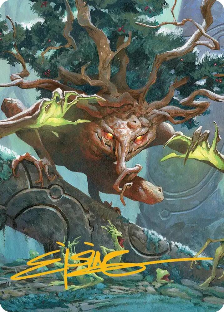 Ferrafor, Young Yew Art Card (Gold-Stamped Signature) (47) [Lorwyn Eclipsed Art Series]