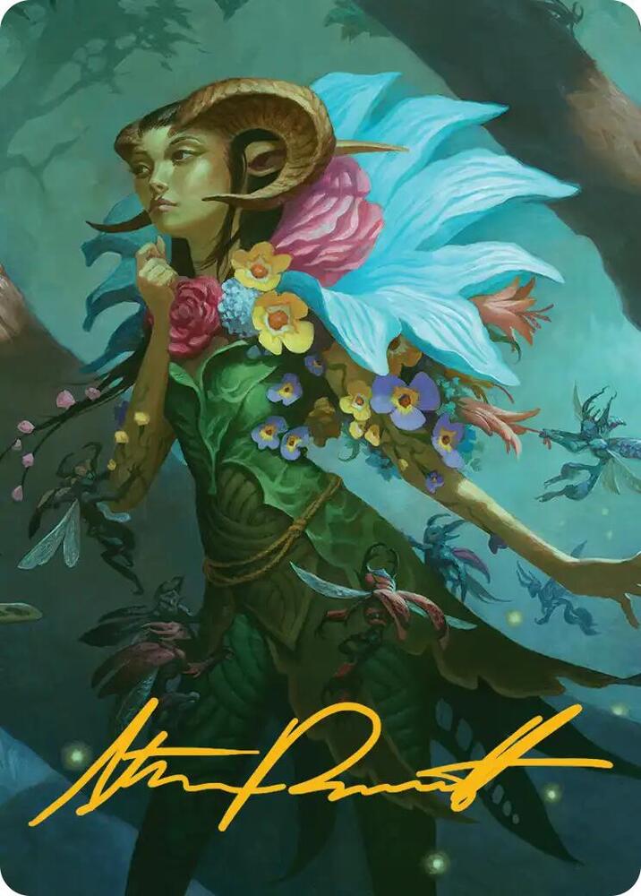 Maralen, Fae Ascendant Art Card (Gold-Stamped Signature) (24) [Lorwyn Eclipsed Art Series]
