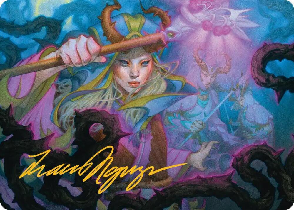 Stoic Grove-Guide Art Card (Gold-Stamped Signature) (25) [Lorwyn Eclipsed Art Series]