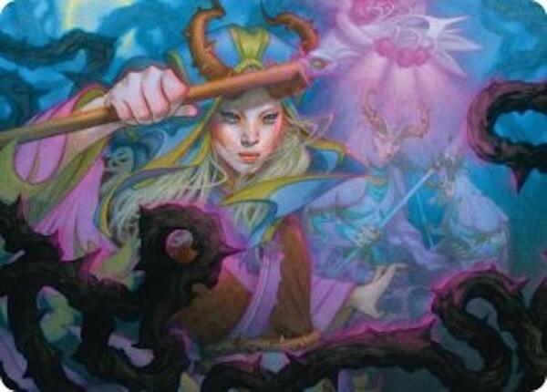 Stoic Grove-Guide Art Card (25) [Lorwyn Eclipsed Art Series]
