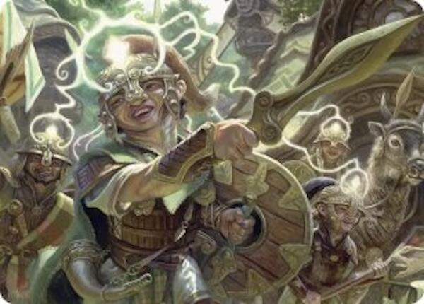 Thoughtweft Lieutenant Art Card (26) [Lorwyn Eclipsed Art Series]