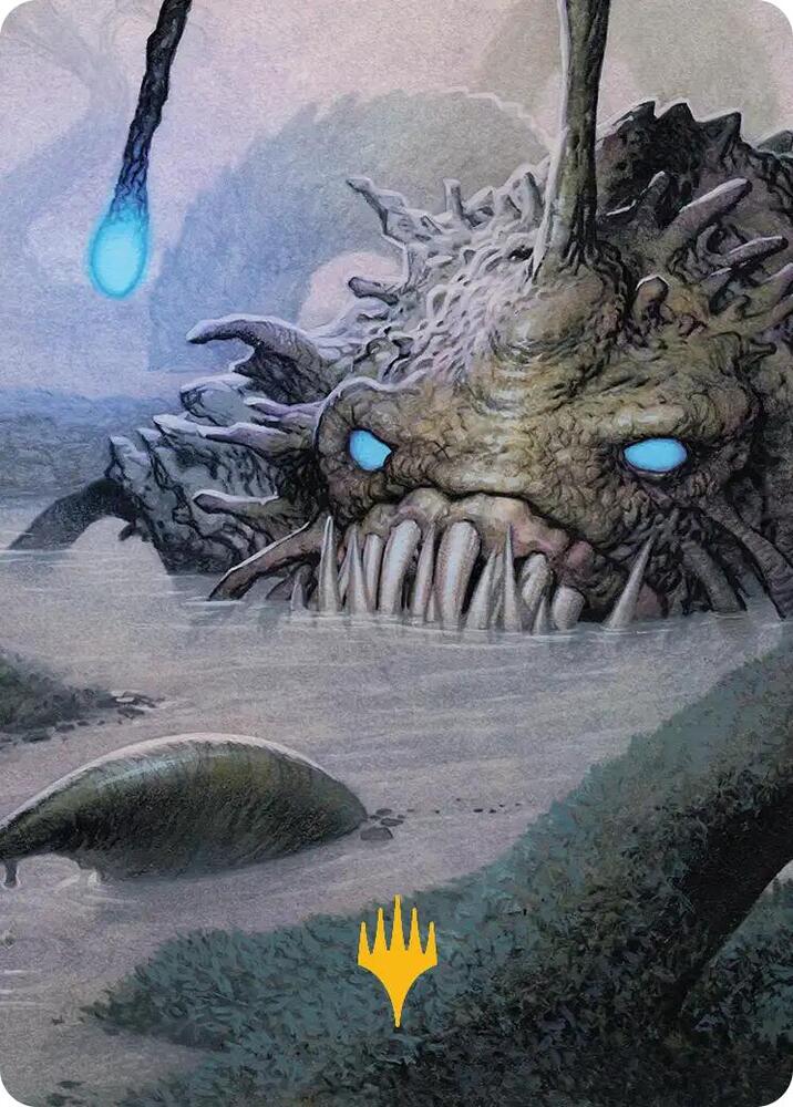 Deceit Art Card (Gold-Stamped Planeswalker Symbol) (35) [Lorwyn Eclipsed Art Series]