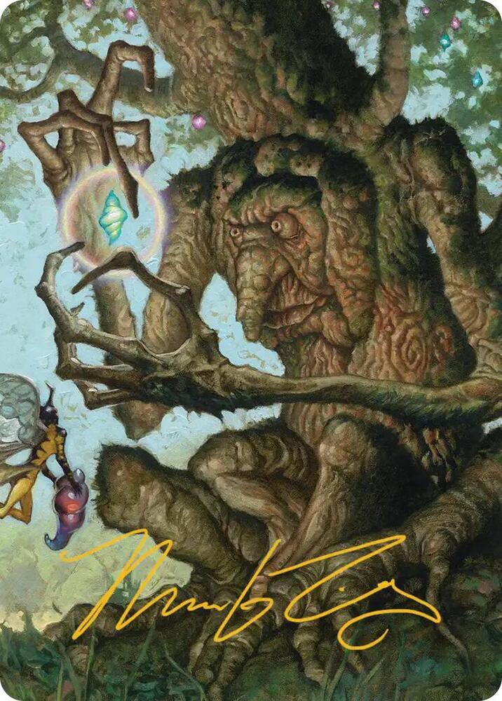 Faeburrow Elder Art Card (Gold-Stamped Signature) (51) [Lorwyn Eclipsed Art Series]