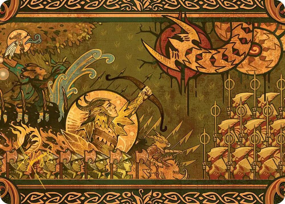Chronicle of Victory Art Card (Gold-Stamped Signature) (27) [Lorwyn Eclipsed Art Series]