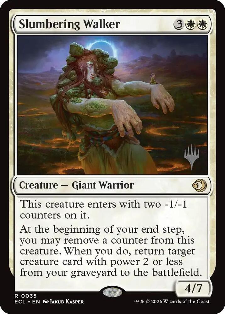 Slumbering Walker (35) [Lorwyn Eclipsed Promos]