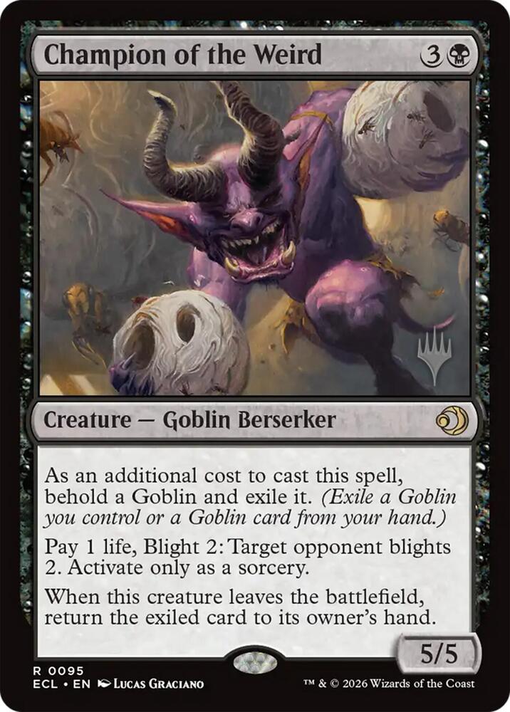 Champion of the Weird (95) [Lorwyn Eclipsed Promos]