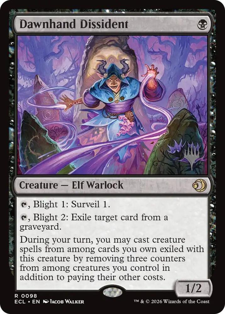 Dawnhand Dissident (98) [Lorwyn Eclipsed Promos]