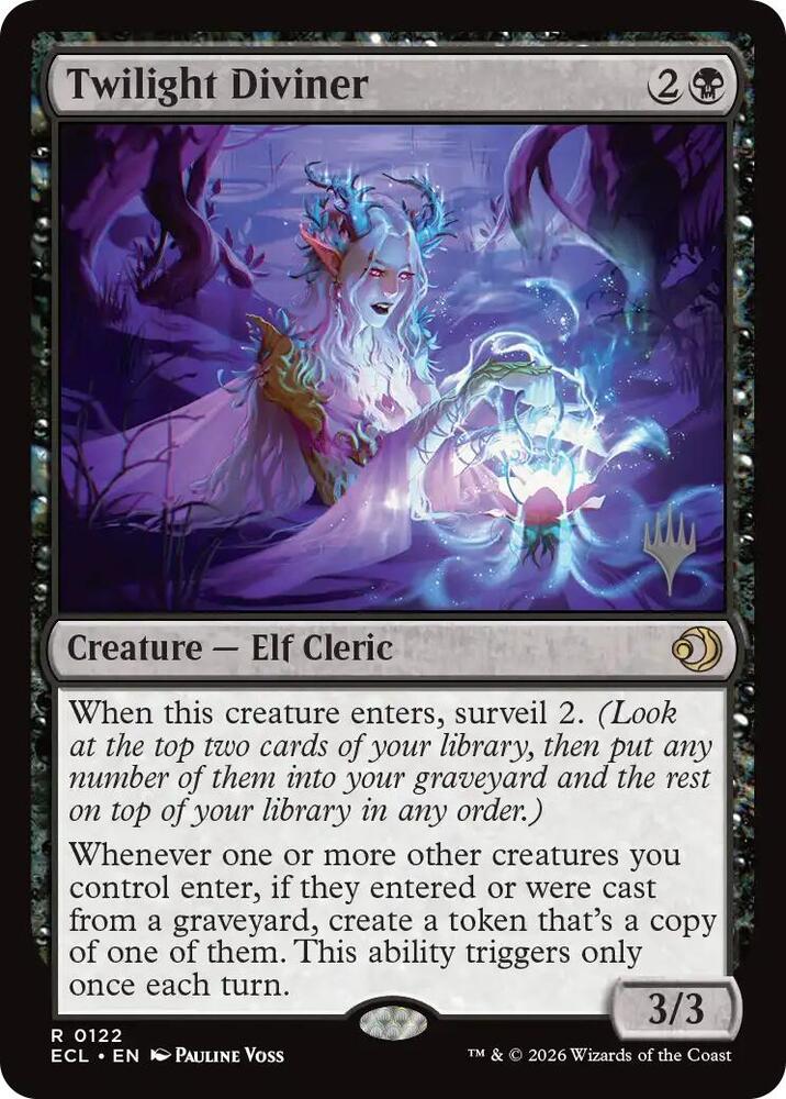 Twilight Diviner (122) [Lorwyn Eclipsed Promos]