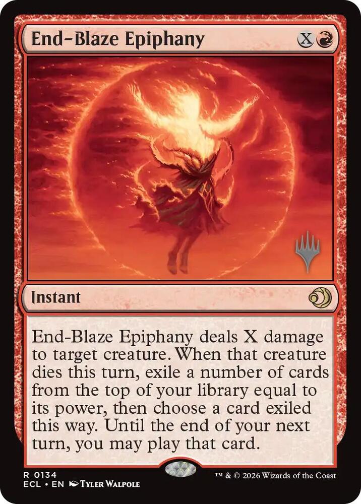 End-Blaze Epiphany (134) [Lorwyn Eclipsed Promos]