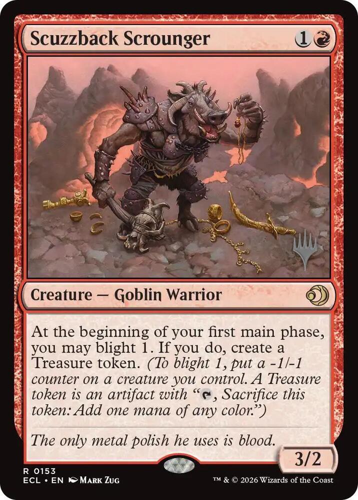 Scuzzback Scrounger (153) [Lorwyn Eclipsed Promos]