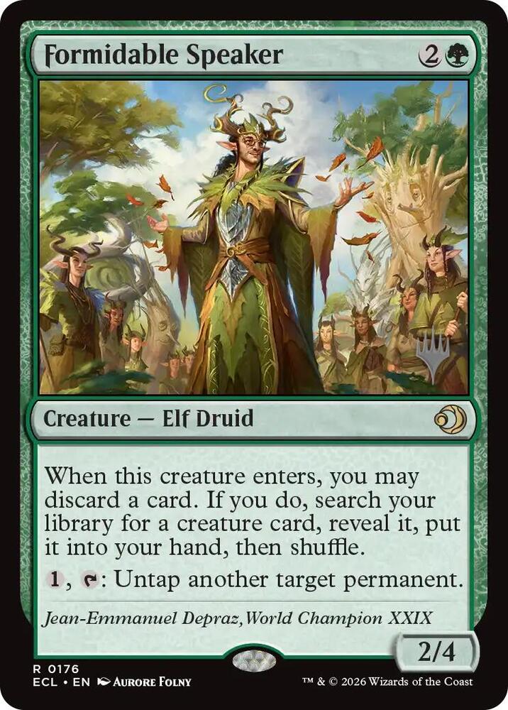 Formidable Speaker (176) [Lorwyn Eclipsed Promos]