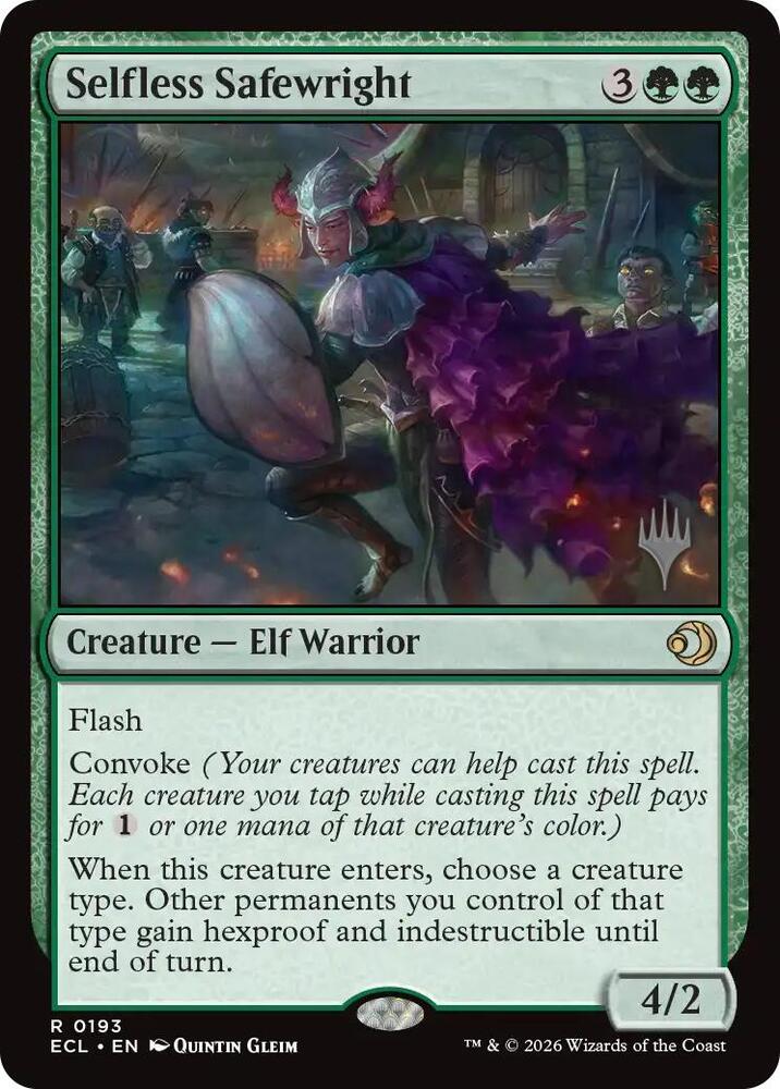 Selfless Safewright (193) [Lorwyn Eclipsed Promos]