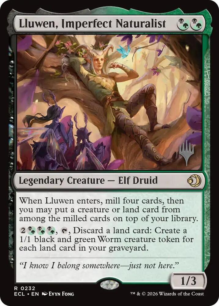 Lluwen, Imperfect Naturalist (232) [Lorwyn Eclipsed Promos]