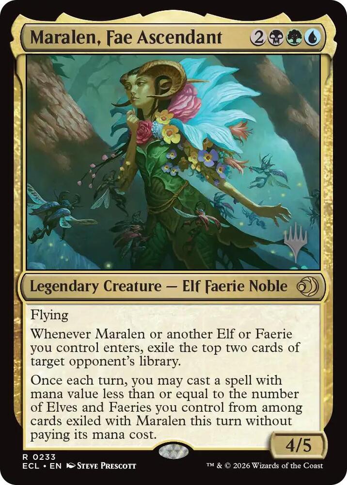 Maralen, Fae Ascendant (233) [Lorwyn Eclipsed Promos]