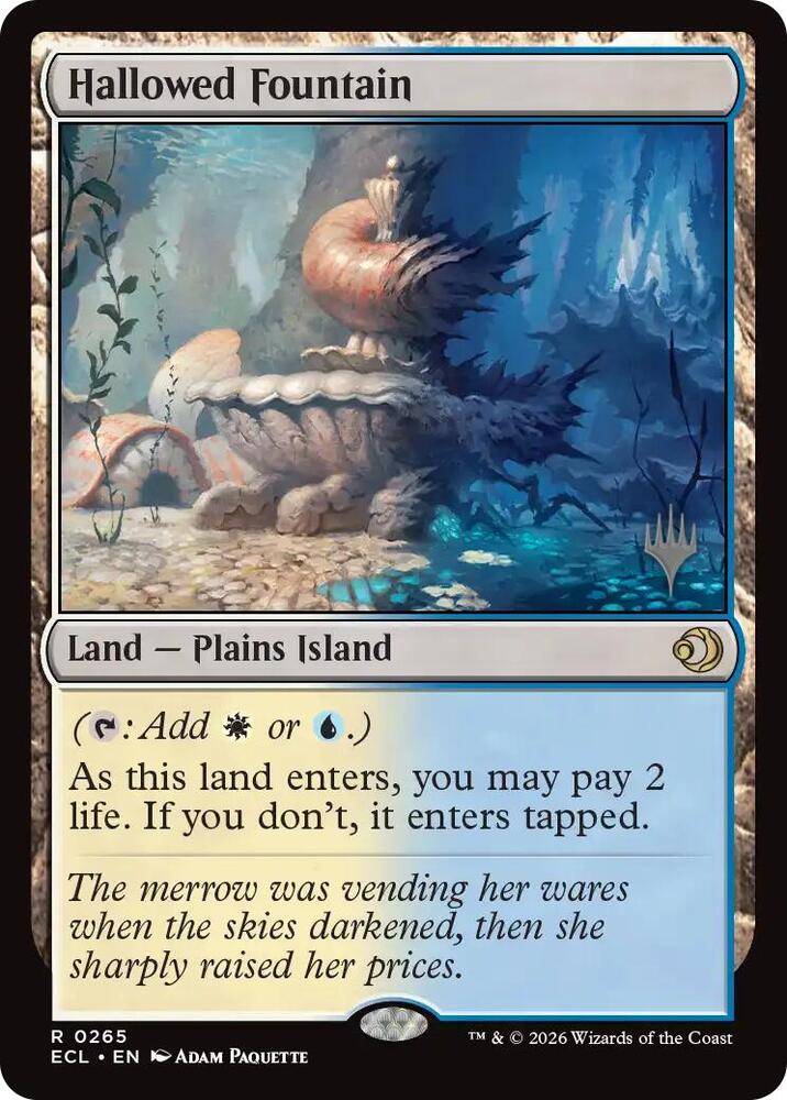 Hallowed Fountain (265) [Lorwyn Eclipsed Promos]