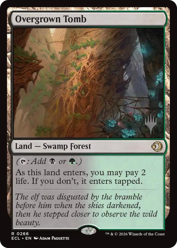 Overgrown Tomb (266) [Lorwyn Eclipsed Promos]