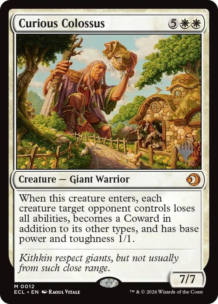 Curious Colossus (12) [Lorwyn Eclipsed Promos]