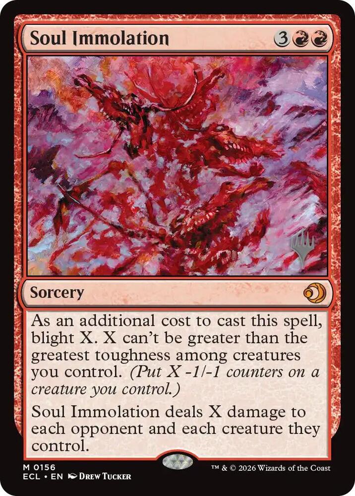 Soul Immolation (156) [Lorwyn Eclipsed Promos]