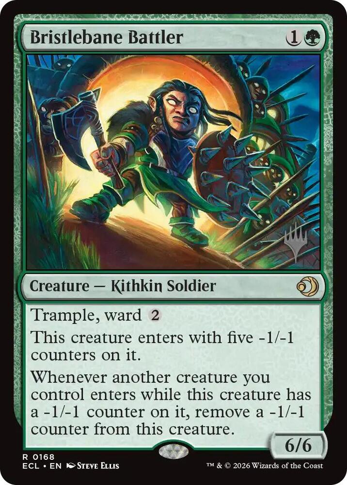 Bristlebane Battler (168) [Lorwyn Eclipsed Promos]
