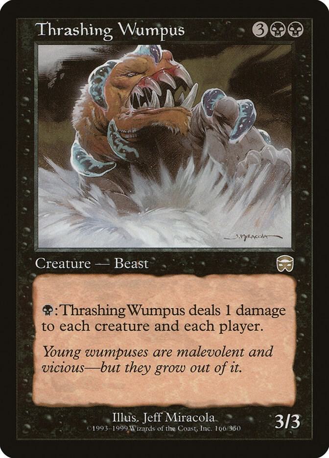 Thrashing Wumpus (166) [Mercadian Masques]