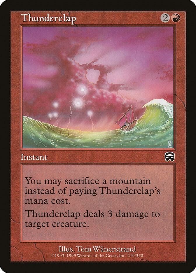 Thunderclap (219) [Mercadian Masques]