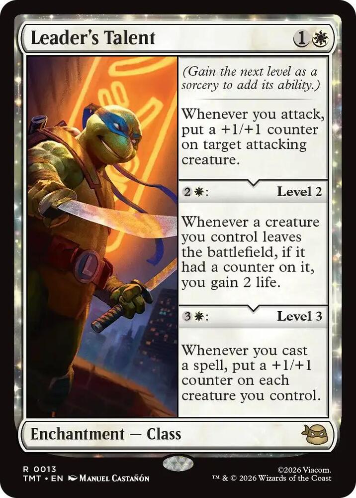 Leader's Talent (13) [Teenage Mutant Ninja Turtles]