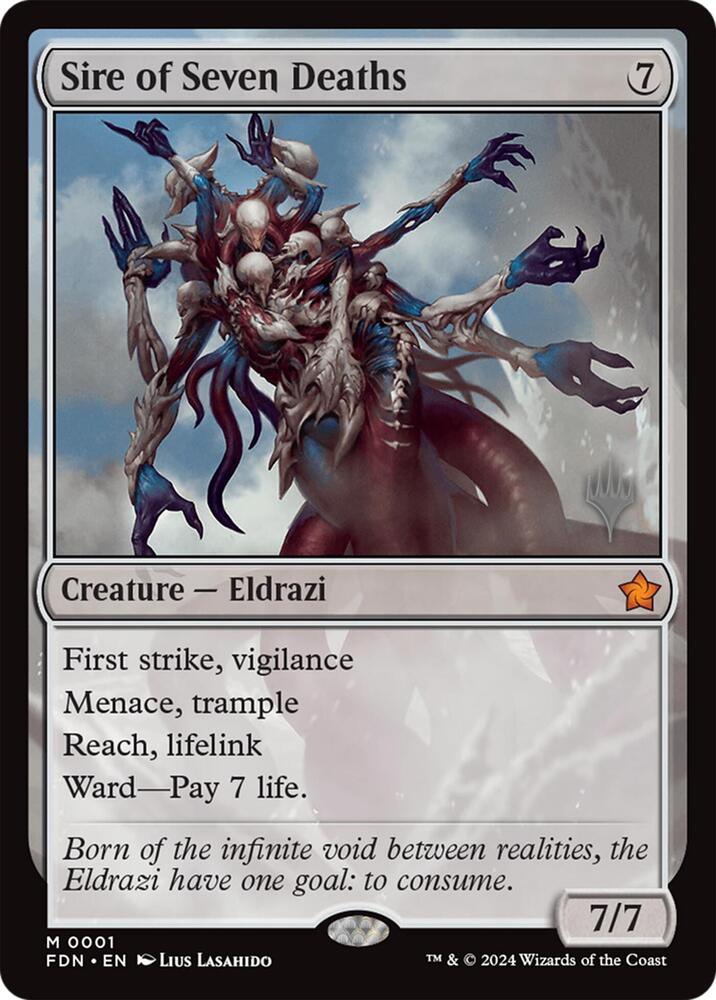 Sire of Seven Deaths (1) [Lorwyn Eclipsed Promos]