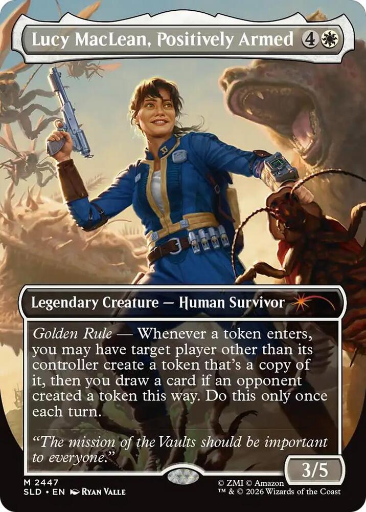 Lucy MacLean, Positively Armed (2447) [Secret Lair Drop]