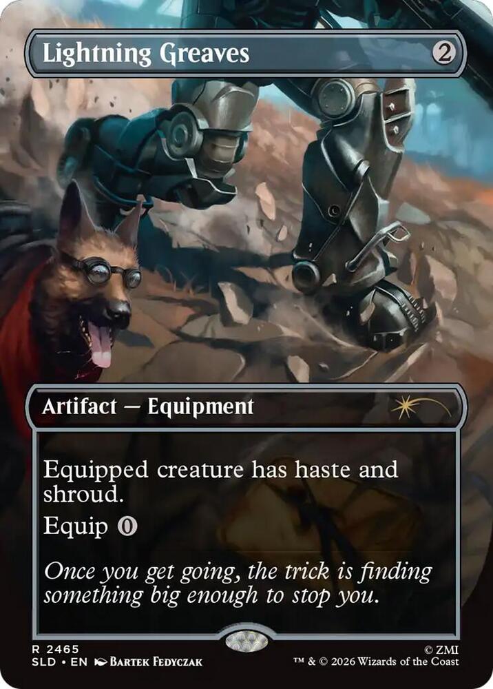 Lightning Greaves (2465) [Secret Lair Drop]