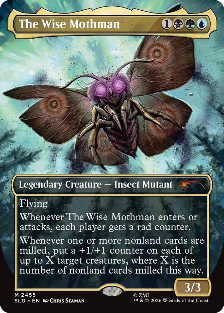 The Wise Mothman (2455) [Secret Lair Drop]