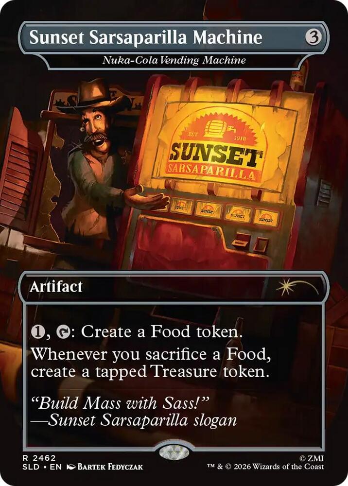 Sunset Sarsaparilla Machine - Nuka-Cola Vending Machine (2462) [Secret Lair Drop]