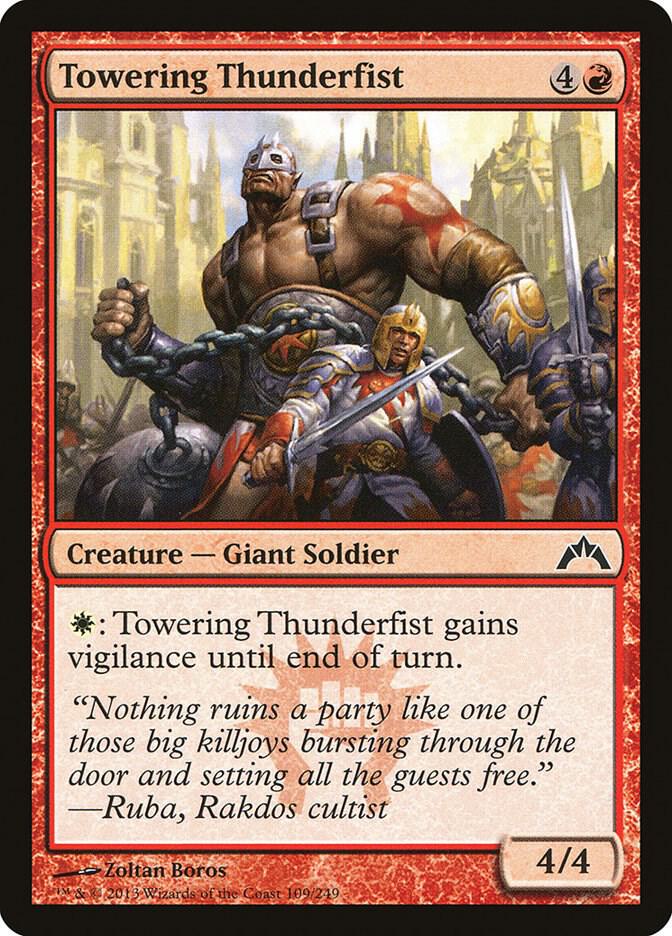 Towering Thunderfist (109) [Gatecrash]