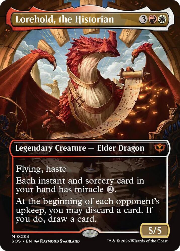 Lorehold, the Historian (Borderless) (284) [Secrets of Strixhaven]