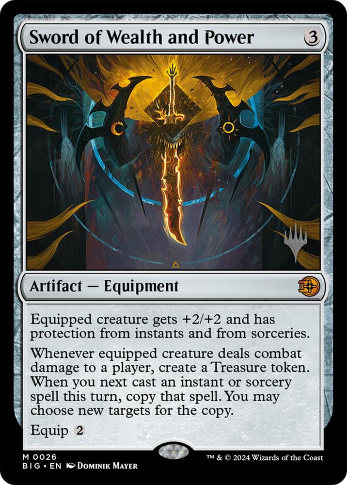 Sword of Wealth and Power (26) [Lorwyn Eclipsed Promos]