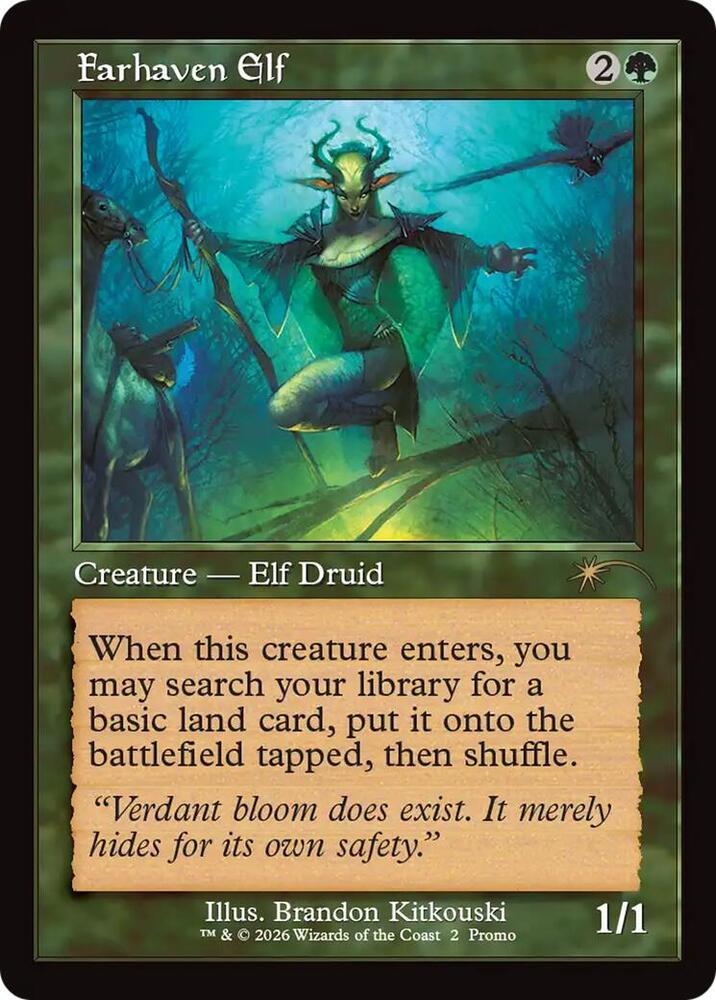 Farhaven Elf (Retro Frame) (2) [WPN & Gateway Promos]
